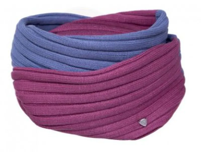 Hy Equestrian Synergy Luxury Snood - Grape/Riviera