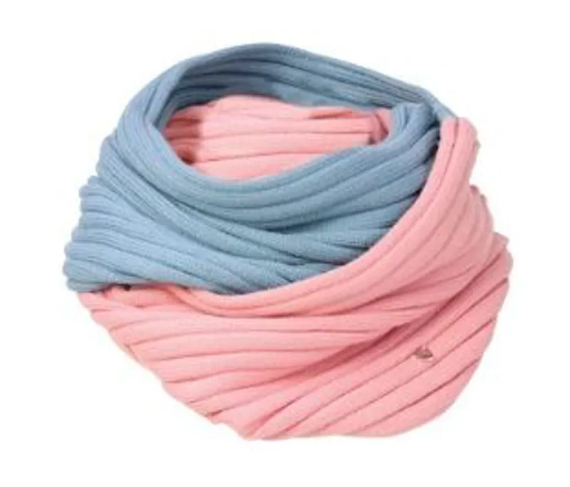 Hy Equestrian Synergy Luxury Snood - Aqua/Rose