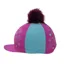 Hy Equestrian DynaMizs Ecliptic Hat Cover - Plum/Teal