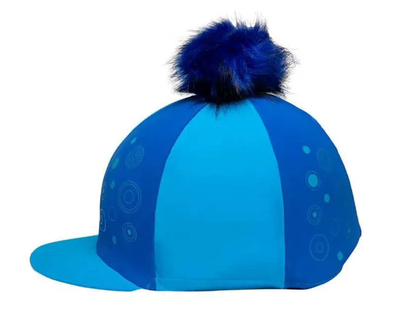 Hy Equestrian DynaMizs Ecliptic Hat Cover - Cobalt/Ocean