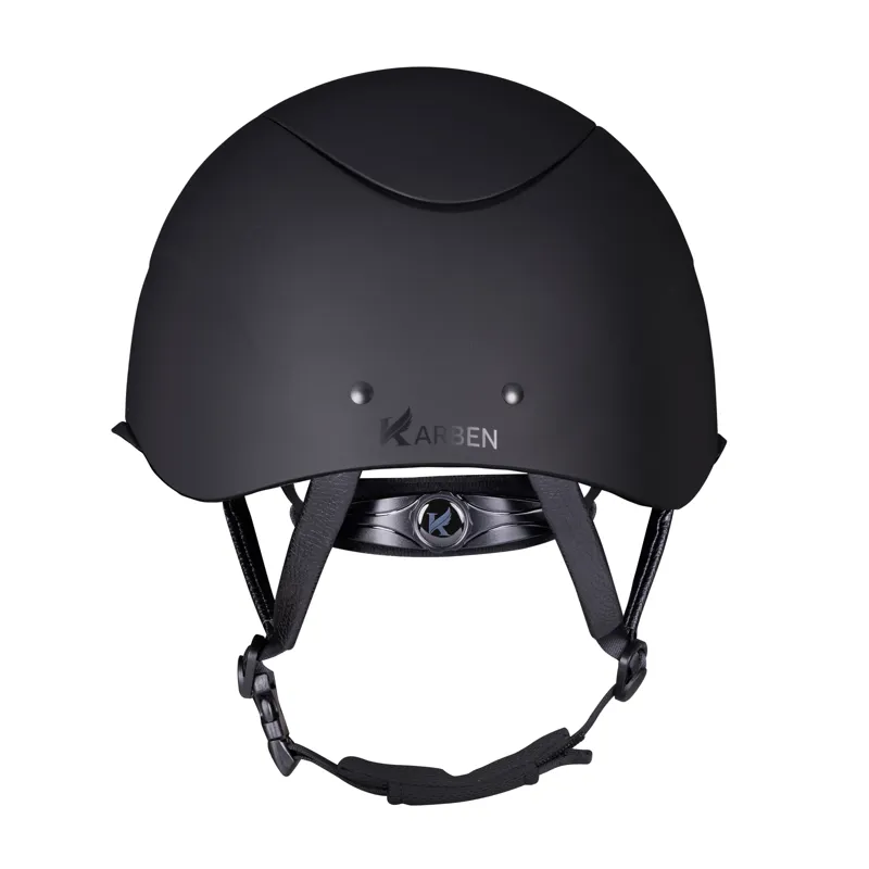 Shires Karben Elisa Ellipse Riding Hat - Black/Black-4