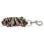 Hy Three Toned Lead Rope - Black/Pink/Green
