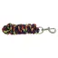 Hy Three Toned Lead Rope - Red/Navy/Green
