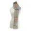 Hy Equestrian Ladies Supersoft Tartan Scarf - Blue/Fawn/Coral