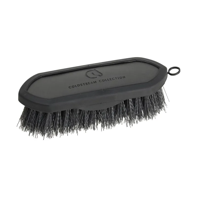 Coldstream Faux Leather Dandy Brush - Charcoal/Black