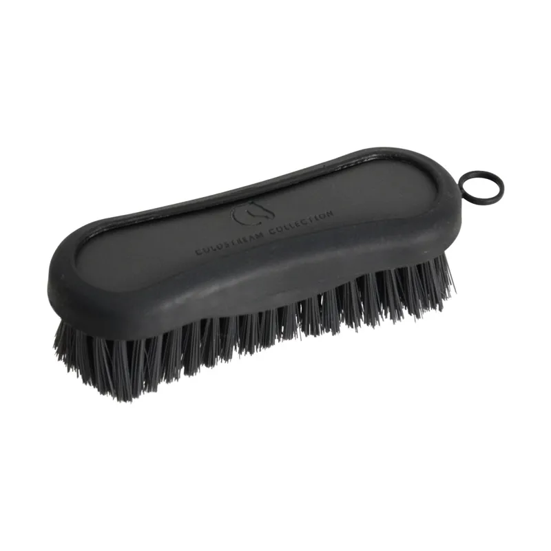 Coldstream Faux Leather Face Brush - Charcoal/Black