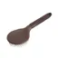 Coldstream Faux Leather Mane And Tail Brush - Brown/Black