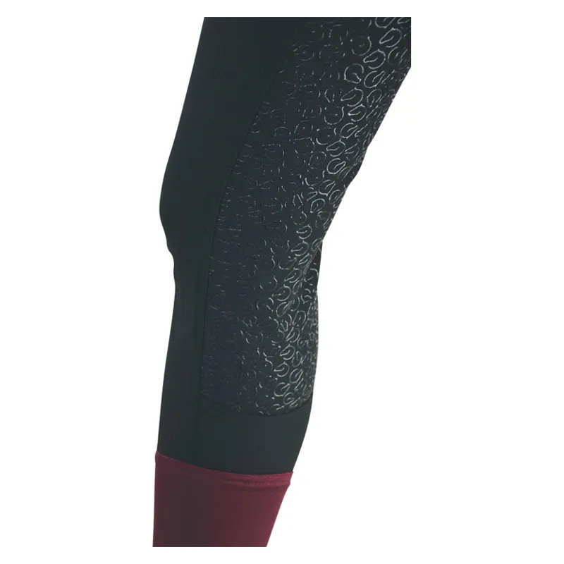 Coldstream Learmouth Ladies Breeches - Black/Windsor Wine-3