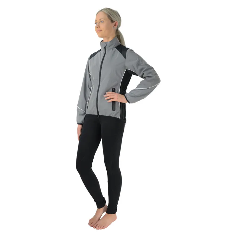 Hy Equestrian Silva Flash Reflective Jacket - Reflective Silver