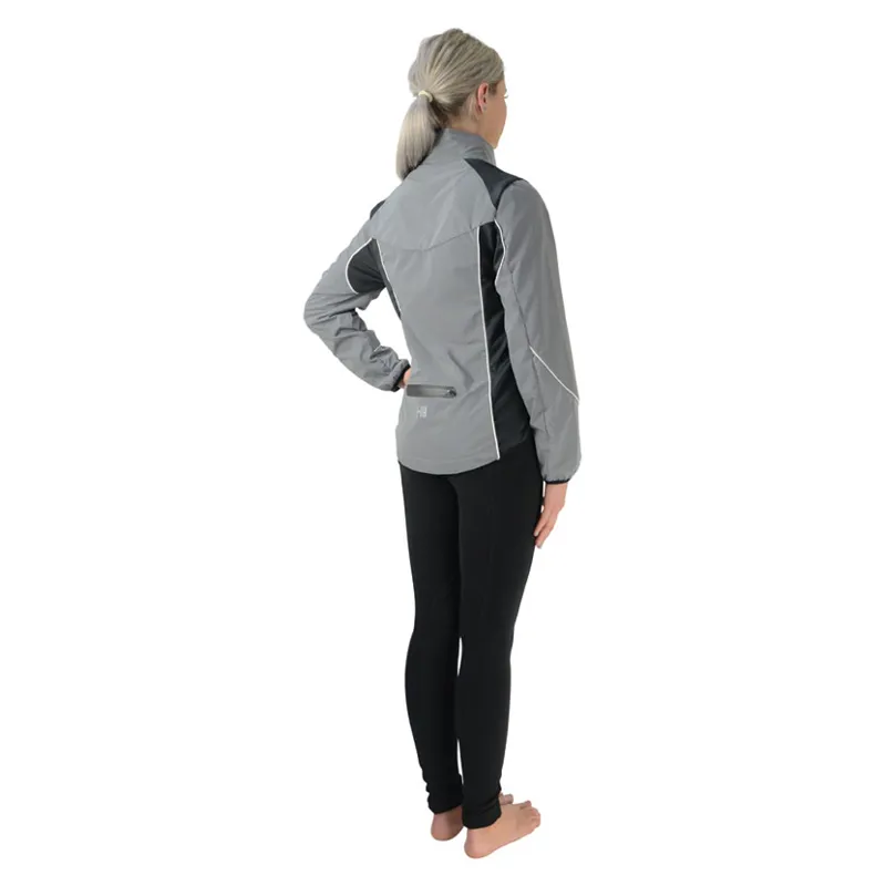 Hy Equestrian Silva Flash Reflective Jacket - Reflective Silver-1