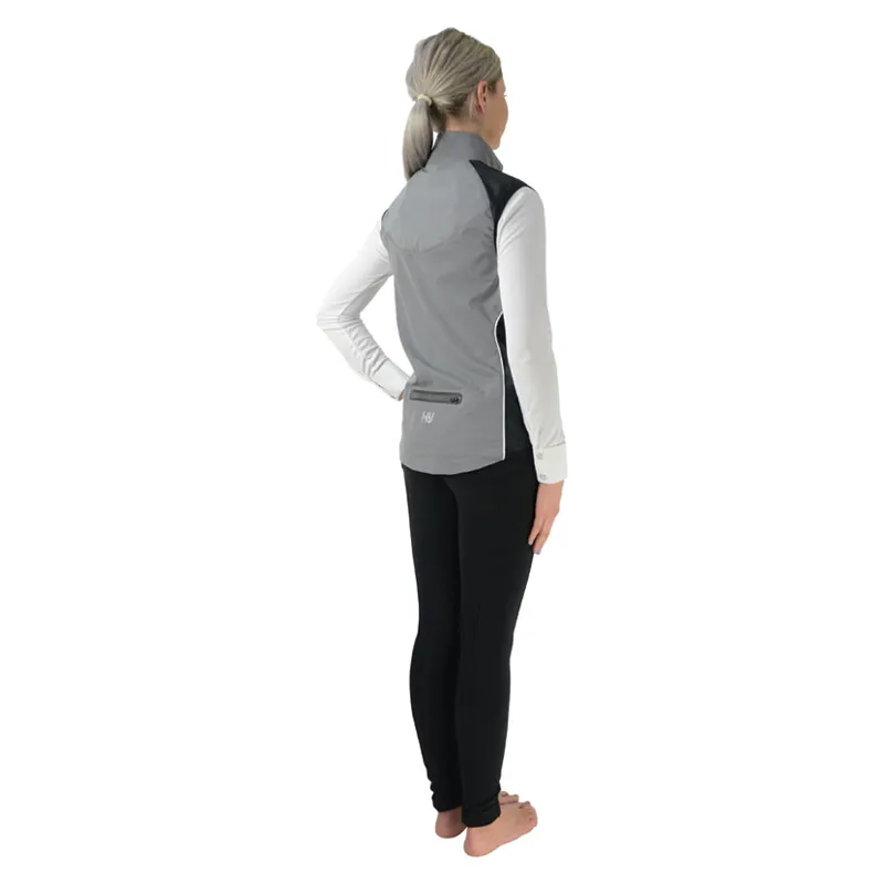 Hy Equestrian Silva Flash Reflective Gilet - Reflective Silver-1