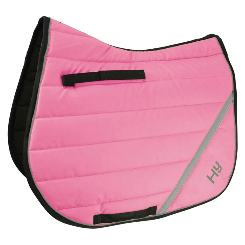 Hy Equestrian Reflector Comfort Pad - Pink