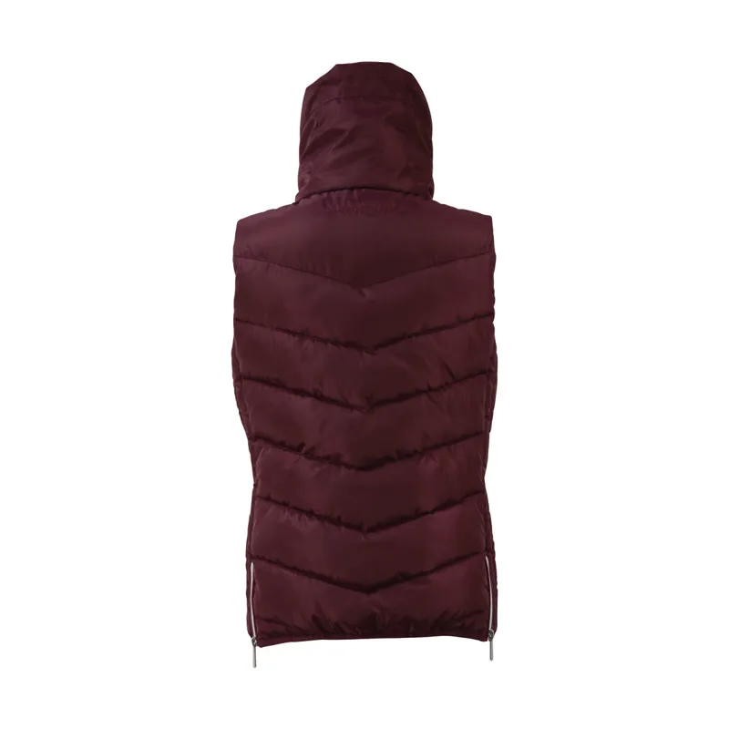 Coldstream Kimmerston Quilted Gilet - Windsor Wine Medium-2