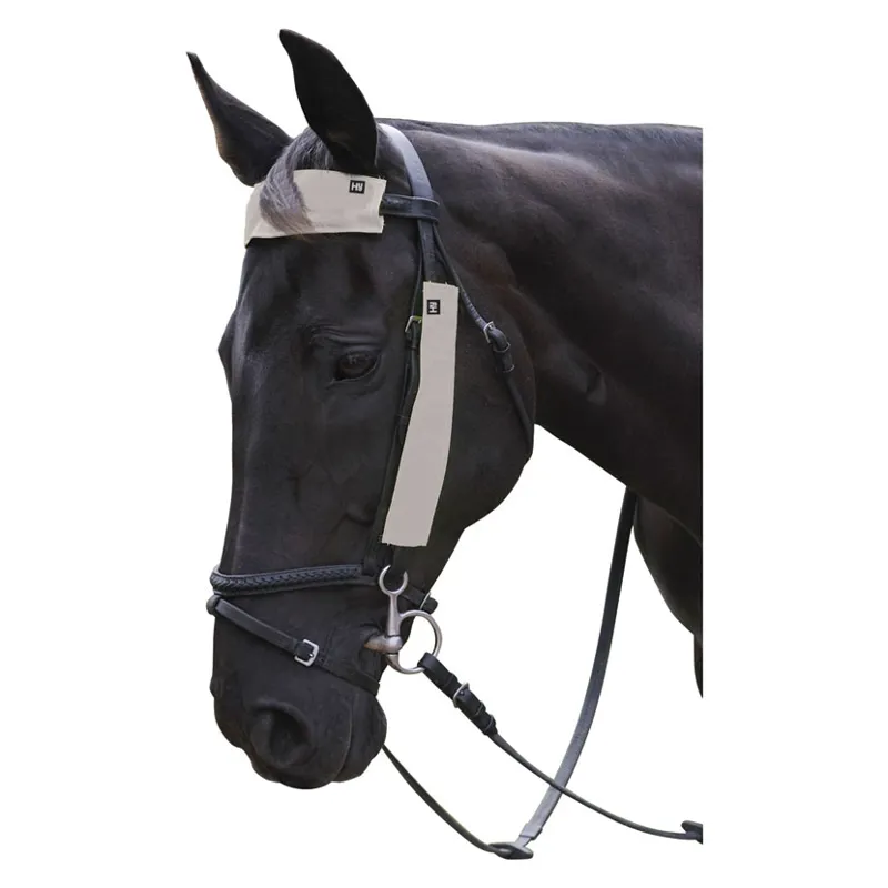 Hy Equestrian Silva Flash Reflective Bridle Set - Reflective Silver