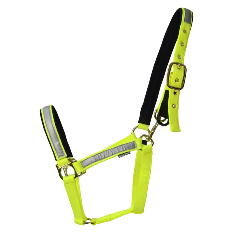 Hy Equestrian Reflective Fieldsafe Head Collar - Yellow
