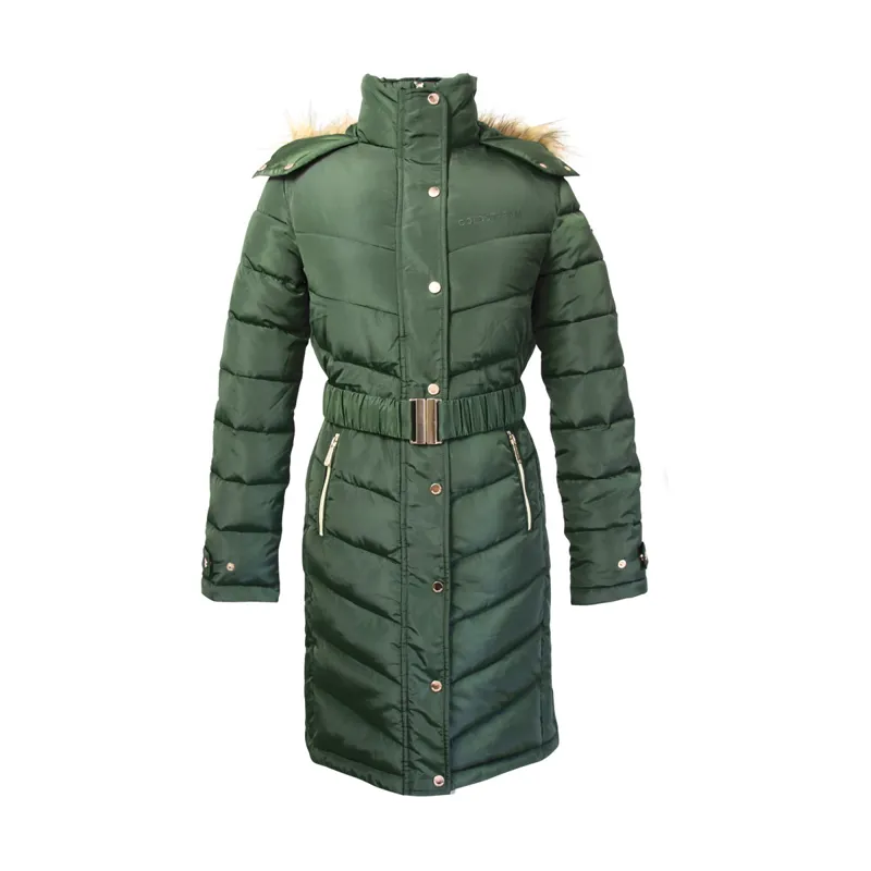 Coldstream Branxton Long Quilted Coat - Fern Green