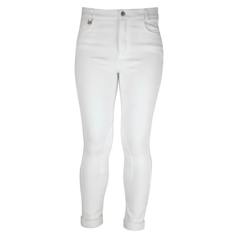 Hy Equestrian Melton Children's Jodhpurs - White