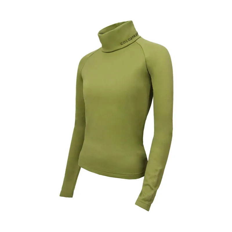 Coldstream Next Generation Legars Roll Neck Top - Olive Green