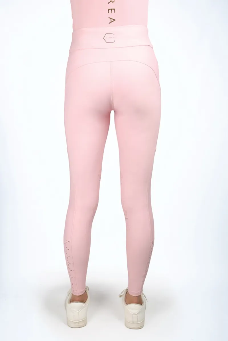 Coldstream Next Generation Cranshaws Riding Tights - Blush Pink-2