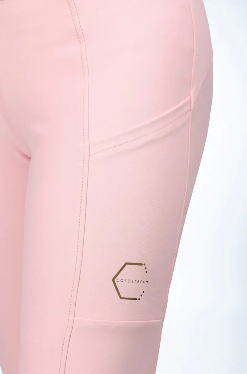 Coldstream Next Generation Cranshaws Riding Tights - Blush Pink-3