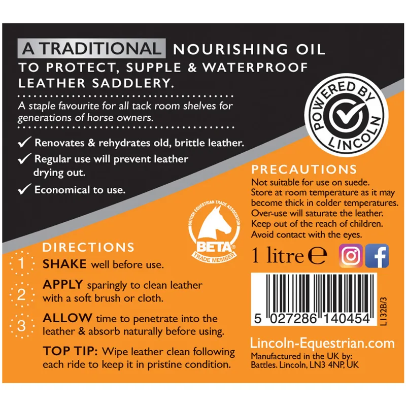 Lincoln Classic Neatsfoot Oil-3