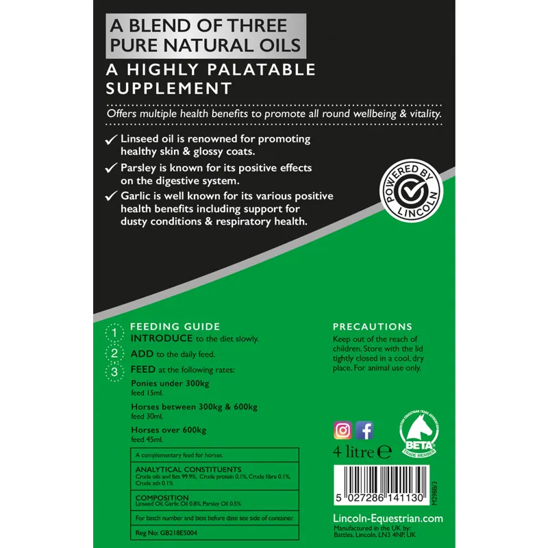 Lincoln Garlic Parsley and Linseed Oil-2