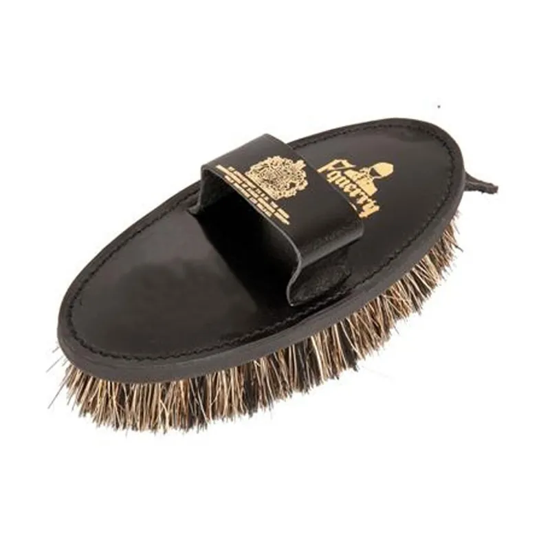 Equerry Leather Backed Body Brush - Mexican Fibre Mix