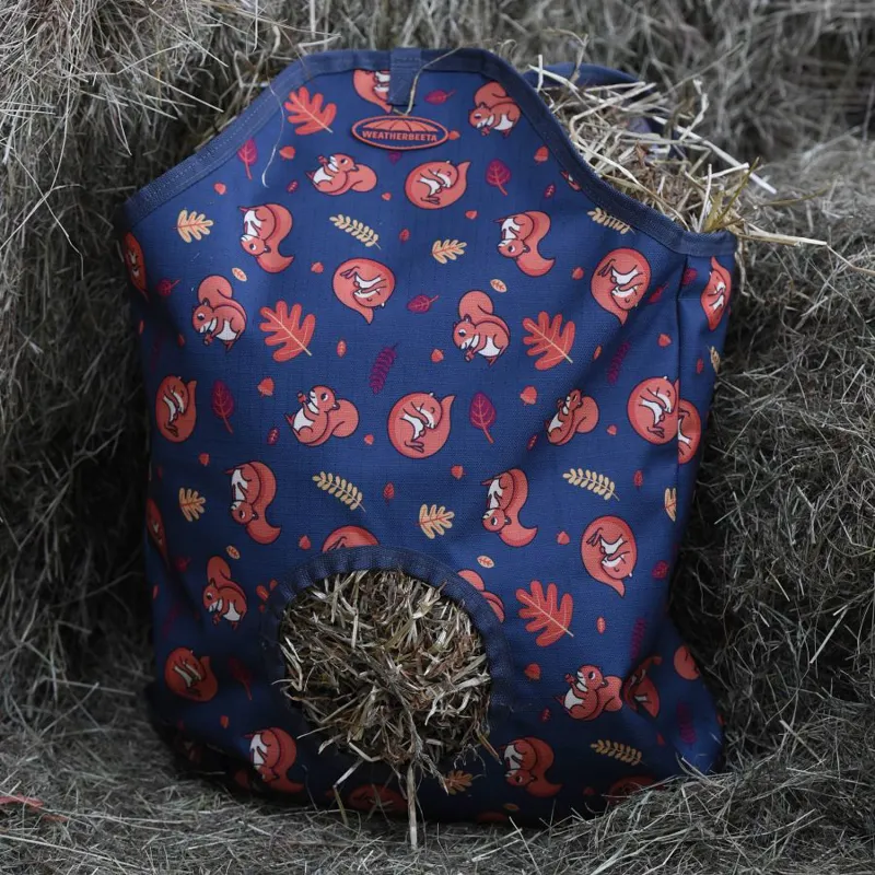 Weatherbeeta Hay Bag - Squirrel Print-1