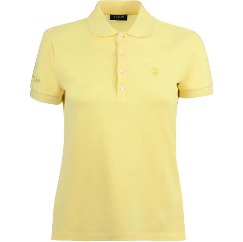 Dublin Ladies Lily Cap Sleeve Polo - Butter