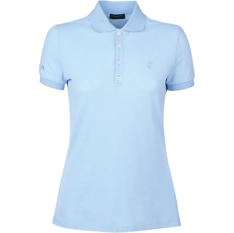 Dublin Ladies Lily Cap Sleeve Polo - Ice Blue