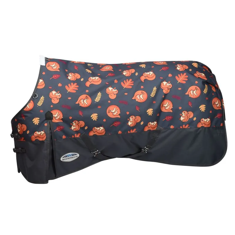 WeatherBeeta ComFiTec Essential Standard Neck 220g Rug - Squirrel Print-1