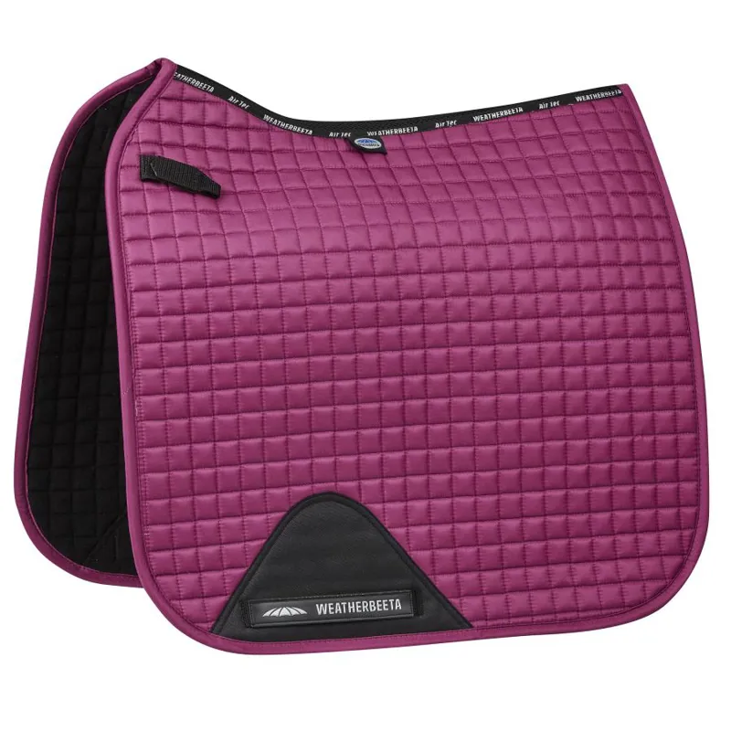 WeatherBeeta Prime Dressage Saddle Pad - Red Violet