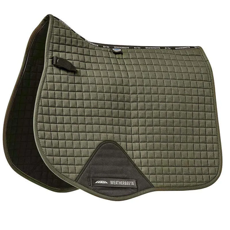 WeatherBeeta Prime Dressage Saddle Pad - Olive