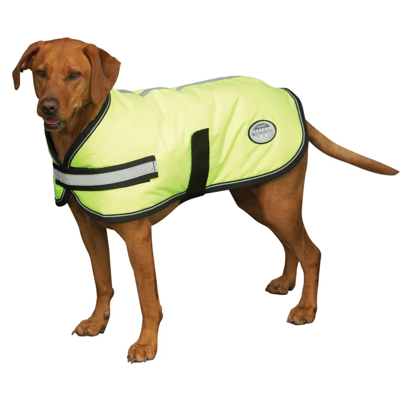 WeatherBeeta ComFiTec Reflective Parka 300D Dog Coat - Yellow