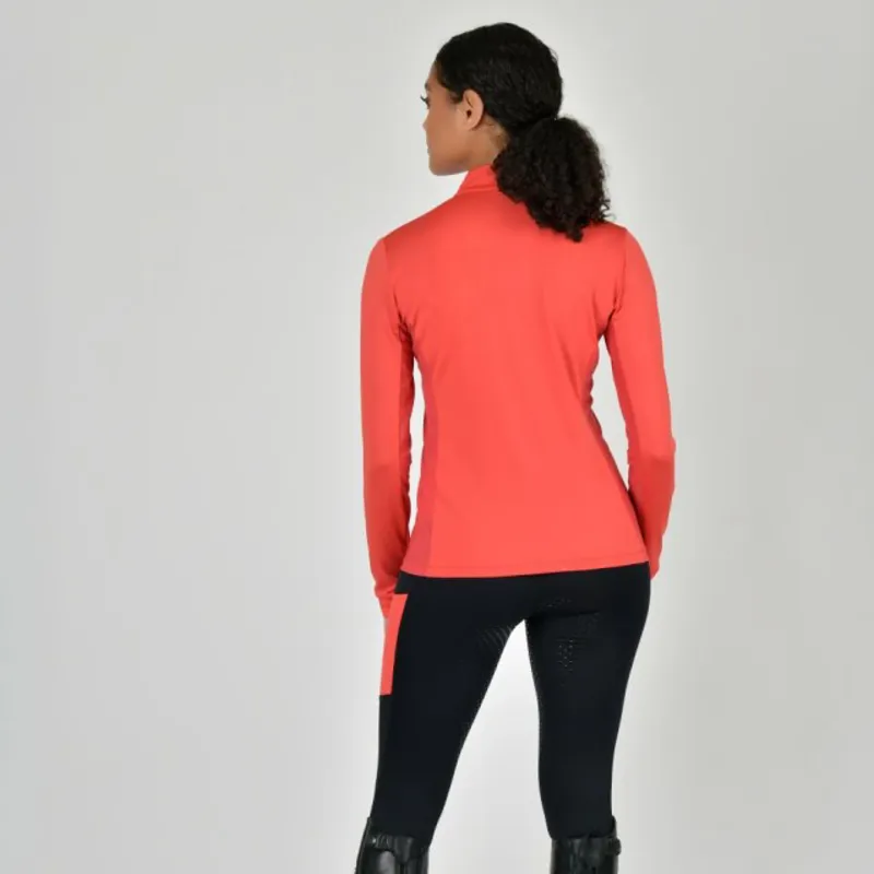Dublin Airflow Long Sleeve Ladies Top - Coral-3