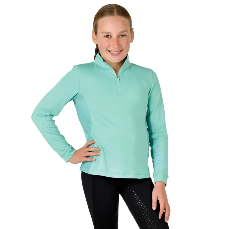 Dublin Airflow Long Sleeve Childs Top - Mint-2