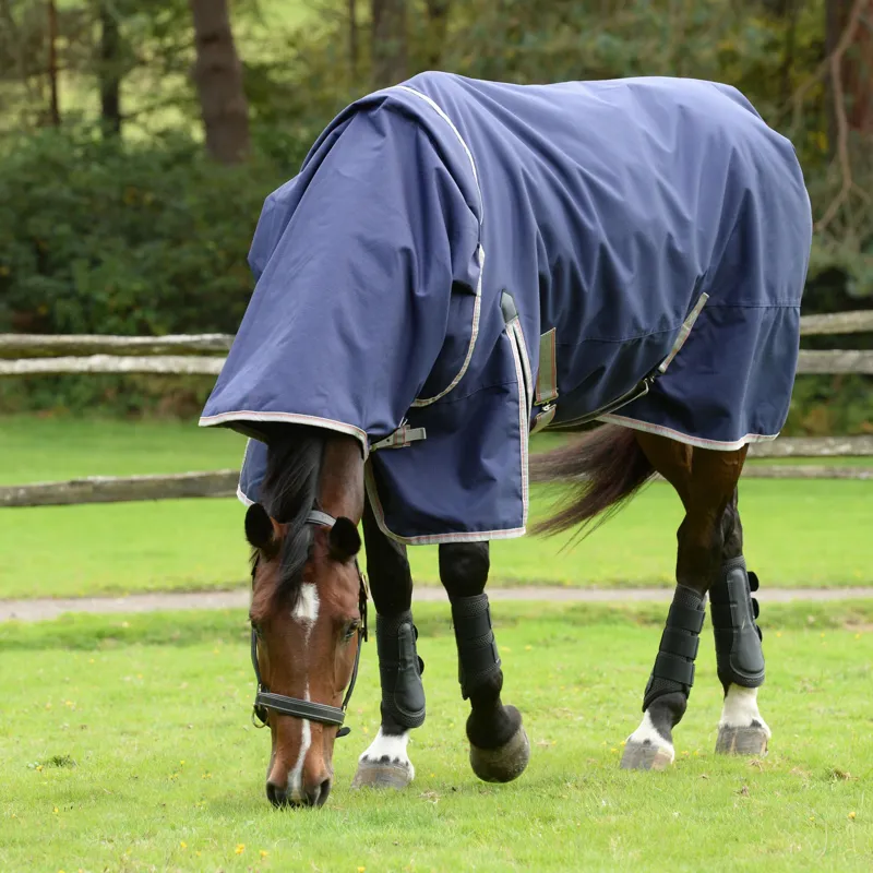 Weatherbeeta ComFiTec Essential 50g Detach-A-Neck Rug - Navy-1