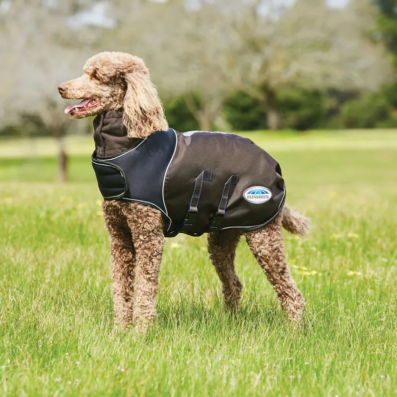 Weatherbeeta ComFiTec Ultra Cozi Dog Coat Medium/Lite - Charcoal/Blue