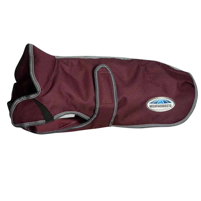 WeatherBeeta ComFiTec Premier Free Parka Deluxe Dog Coat - Maroon-1