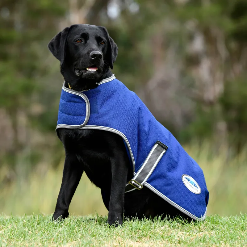 Weatherbeeta ComFiTec Premier Free Parka Dog Coat Medium - Dark Blue/Grey-1