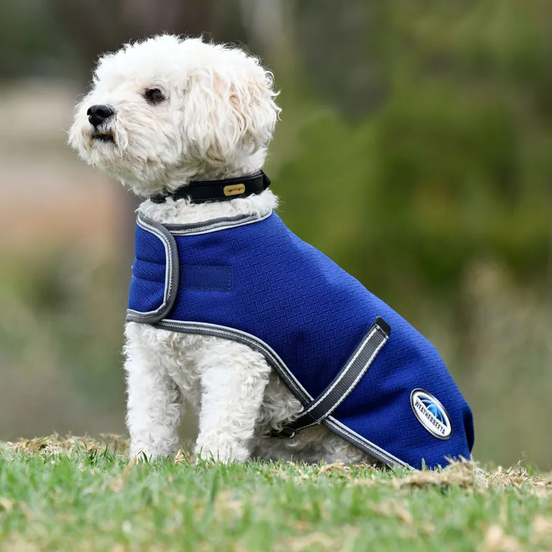 Weatherbeeta ComFiTec Premier Free Parka Dog Coat Medium - Dark Blue/Grey-2