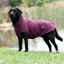 Weatherbeeta Comfitec Fleece Zip Dog Coat - Maroon/Grey