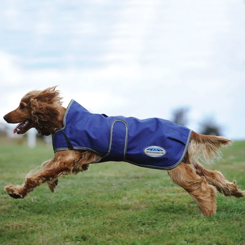 Weatherbeeta ComFiTec Premier Free Duo Deluxe Parka Dog Coat - Blue-4