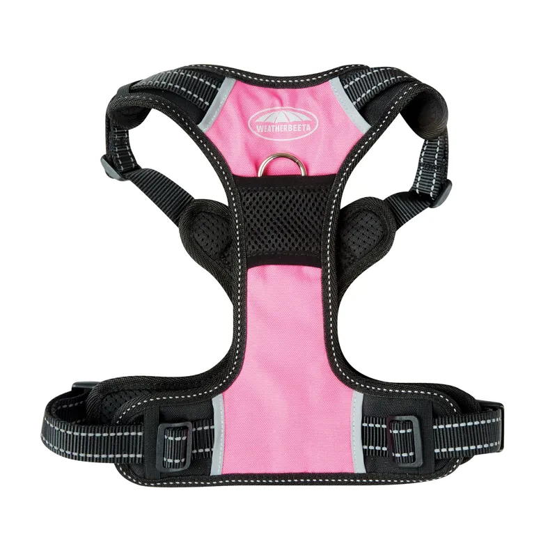 Weatherbeeta Anti Pull/Travel Harness - Black/Pink-2