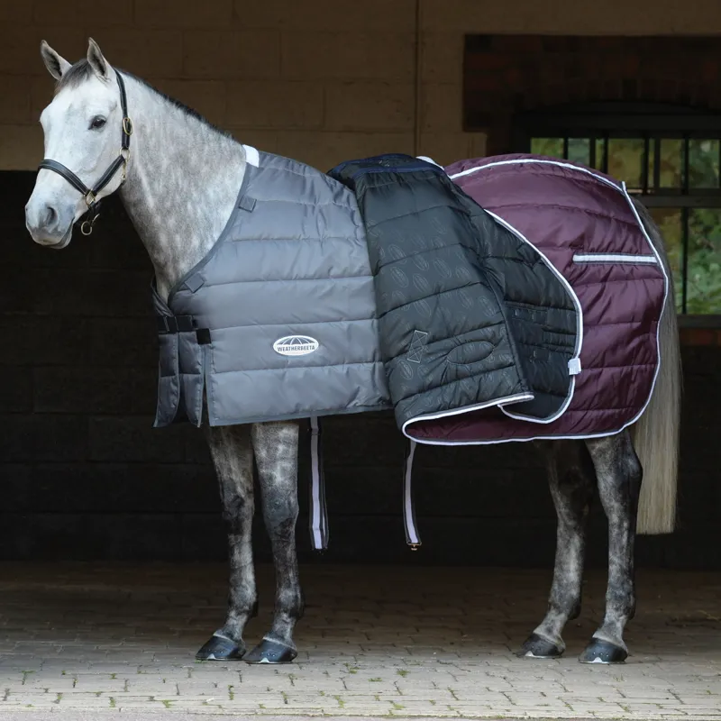 WeatherBeeta ComFiTec PP Channel Quilt II DetachNeck 220g Rug - Maroon-2