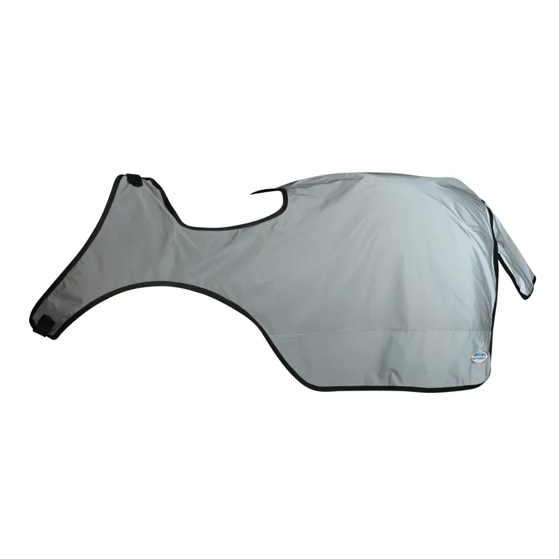 Weatherbeeta Reflective Wrap Around Exercise Sheet - Silver/Black