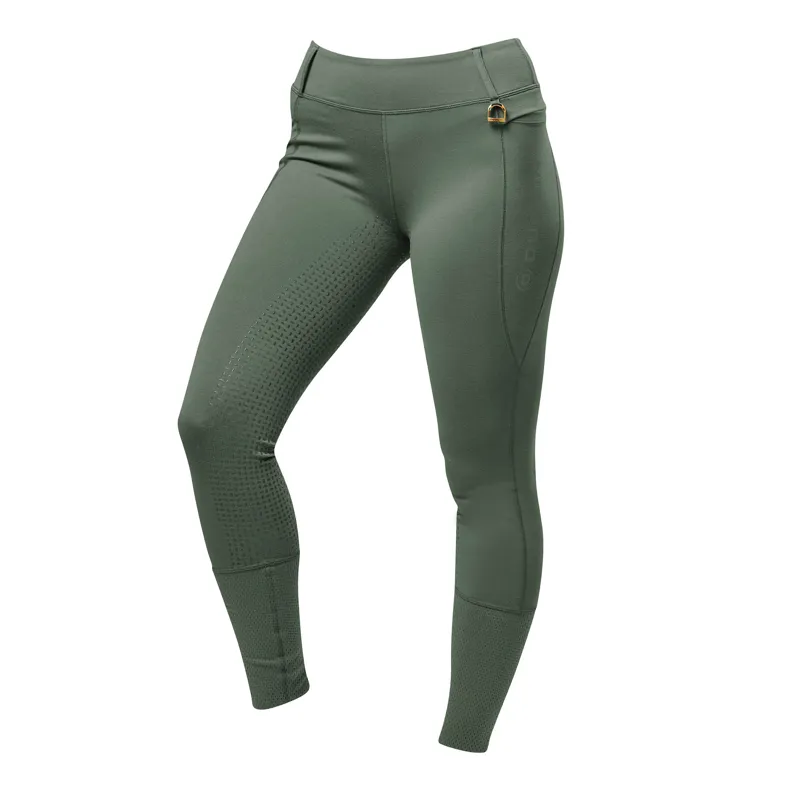 Dublin Cool It Everyday Ladies Riding Tights - Olive Green