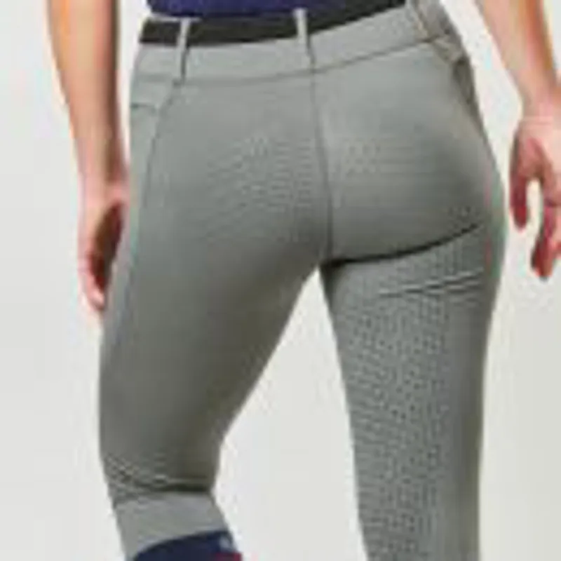 Dublin Cool It Everyday Ladies Riding Tights - Olive Green-4