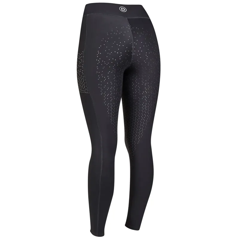 Dublin Reflective Compression High Rise Ladies Tights - Black-1