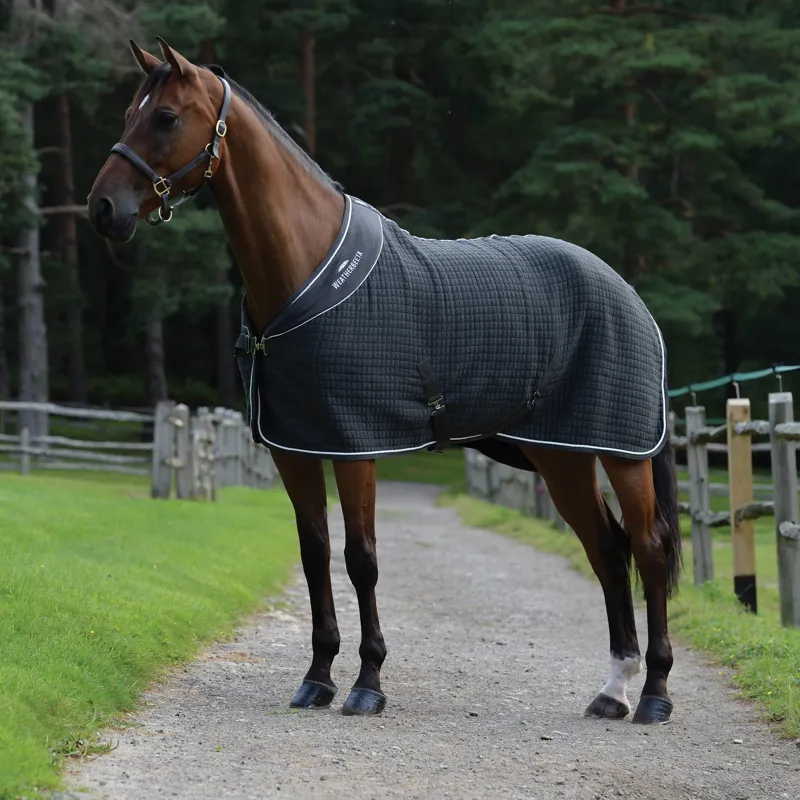 Weatherbeeta Thermocell Standard Neck Cooler Rug - Dark Grey/White